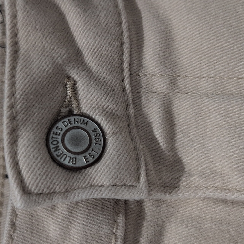Bluenotes Super High-rise Baggy Utility Pants Light Tan Soft Denim Size Small - Picture 7 of 10